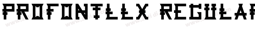 ProFontllx Regular字体转换 ProFontllx Regular字体转换
